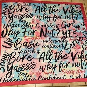 Sassy Jones Confident Cotton Candy Scarf